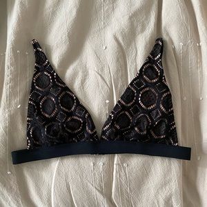 Lulus black bikini top